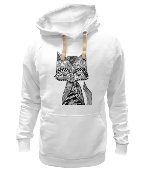 Худи Printio Animals белое 3XL