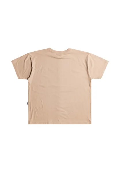 Футболки с принтом VINTAGE OMNI AND LOGO Quiksilver, цвет Plaza Taupe