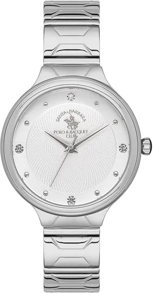 Наручные часы женские Santa Barbara Polo & Racquet Club SB.1.10258-1 серебристые