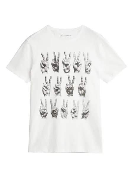 Футболка с круглым вырезом Peace Hands John Varvatos
