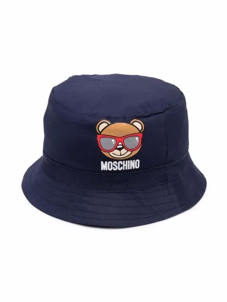 Moschino Kids панама с принтом Teddy Bear