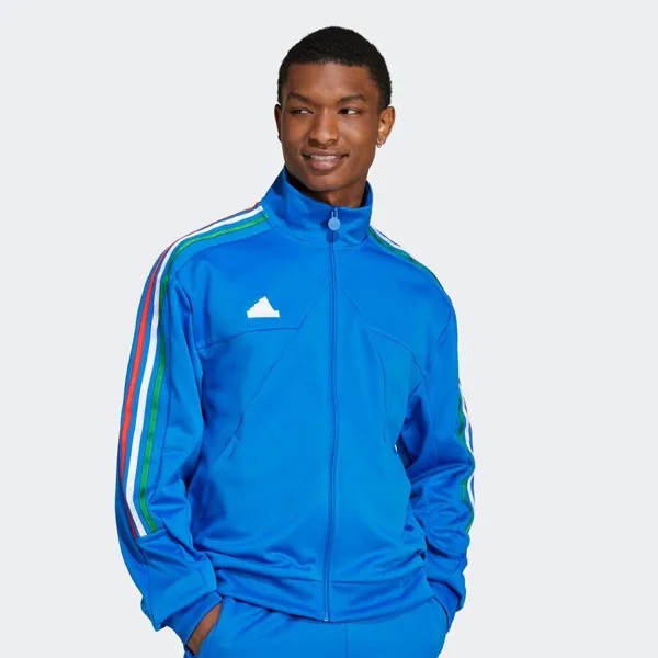 Спортивная куртка House of Tiro Nations Pack adidas Originals, цвет blue/green/white/red