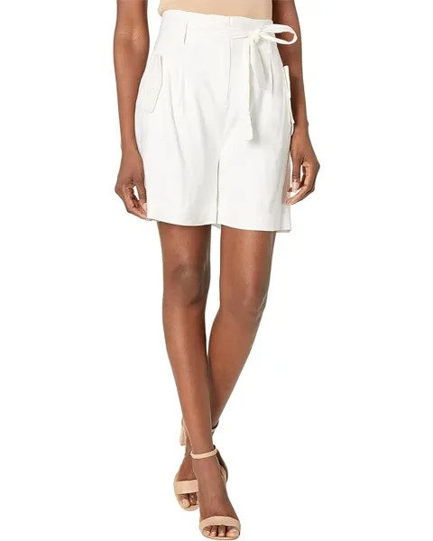 Шорты Calvin Klein Shorts with Button Detail and Belt, цвет Soft White