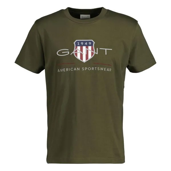 Футболка Gant, зеленый