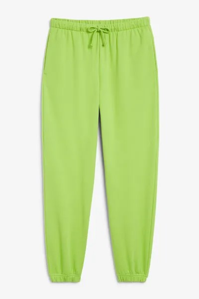 Спортивные штаны Monki, ярко зеленый