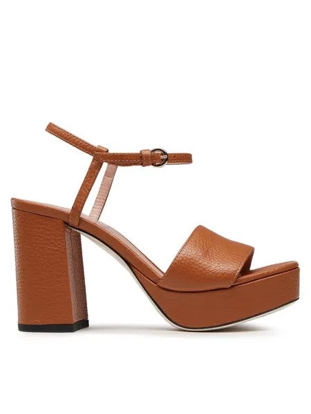 Сандалии Pollini, коричневый