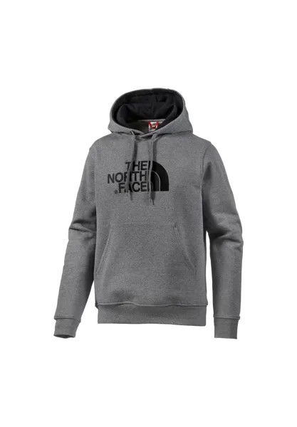 Толстовка Drew Peak на шнурке, с карманами мужская THE NORTH FACE, цвет Tnf Medium Grey Heather Std Tnf Black