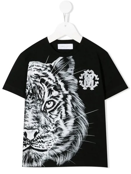 Roberto Cavalli Junior футболка с принтом