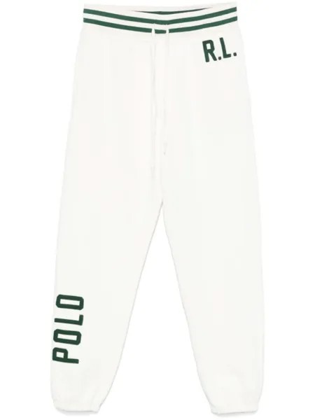 Polo Ralph Lauren спортивные брюки с логотипом, белый