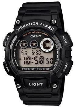 Японские наручные  мужские часы Casio W-735H-1A. Коллекция Digital