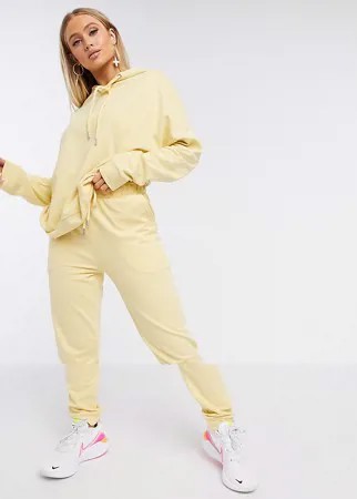 Желтые джоггеры и худи из органического хлопка ASOS DESIGN-Желтый
