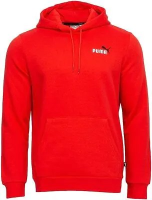 Толстовка с капюшоном и логотипом PUMA Mens Essentials RED-S