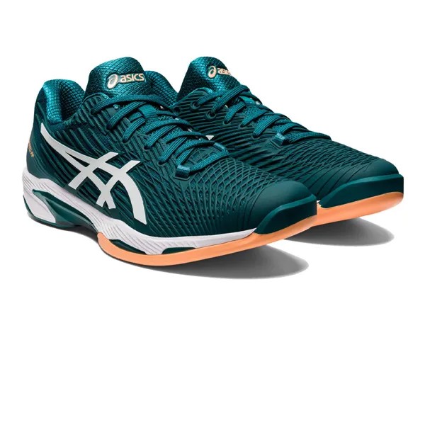 Кроссовки для тенниса Asics Solution Speed FF 2 Indoor, зеленый