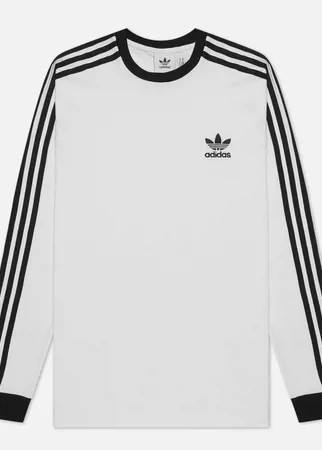 Мужской лонгслив adidas Originals LS Adicolor Classics 3-Stripes, цвет белый, размер XXL