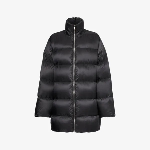 Пальто-пуховик свободного кроя rick owens x moncler cyclopic Rick Owens, черный