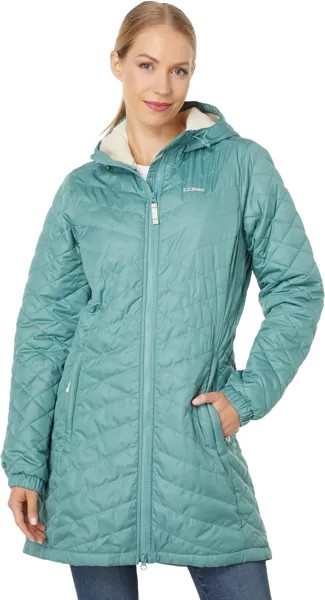 Пальто Primaloft на флисовой подкладке L.L.Bean, цвет Mineral Blue