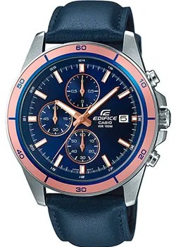 Японские наручные  мужские часы Casio EFR-526L-2A. Коллекция Edifice