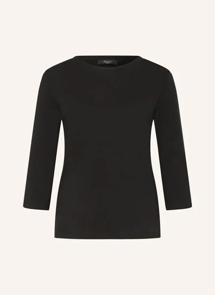 Рубашка мультиа с рукавами 3/4 Weekend Max Mara, черный