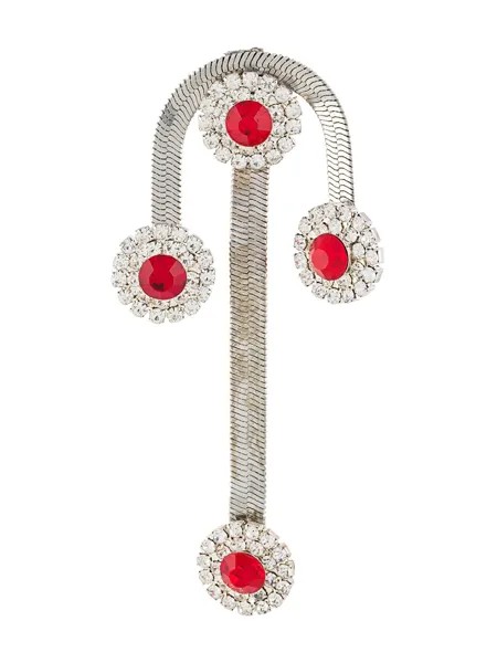 Christopher Kane серьги-подвески с кристаллами