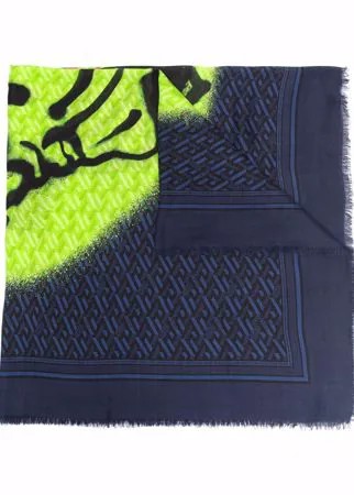 Versace шелковый платок с принтом Medusa