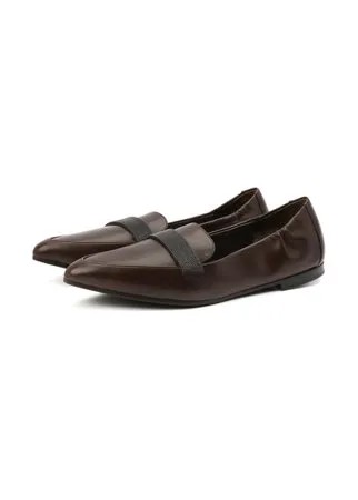 Кожаные лоферы Brunello Cucinelli