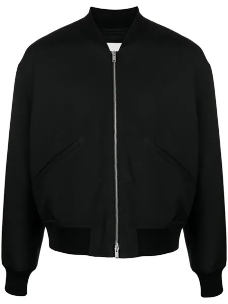 Jil Sander бомбер-пуховик, черный