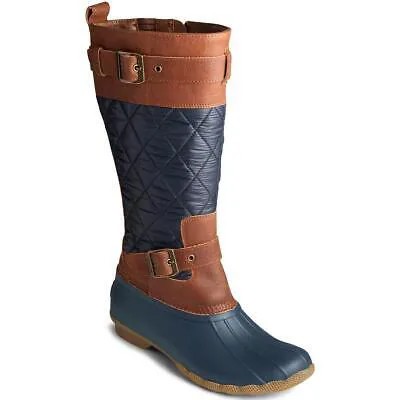 Женские зимние и зимние ботинки Sperry SALTWATER TALL синие 7.5 Medium (B,M) BHFO 9091