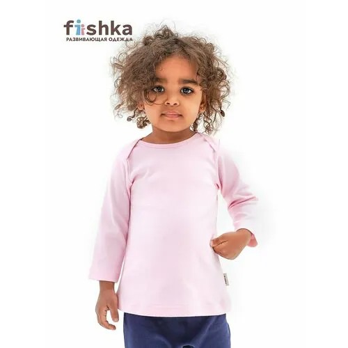 Туника fiishka, размер 86/92, розовый
