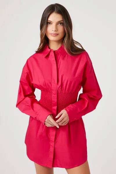 Платье-рубашка мини из поплина Forever 21