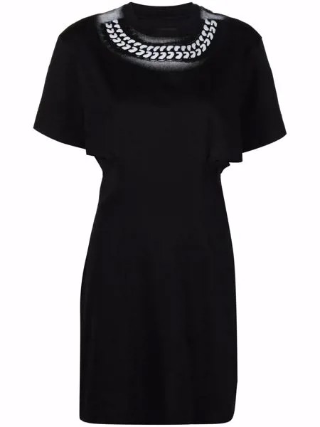 Givenchy chain-link print T-shirt dress