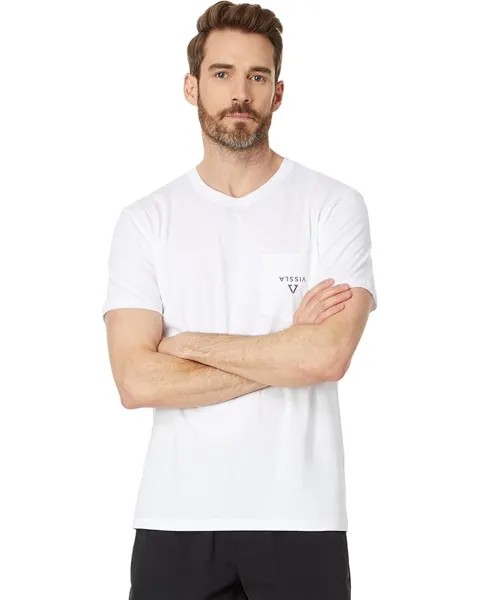 Футболка VISSLA Premium Stoke Premium Short Sleeve Pocket Tee, белый