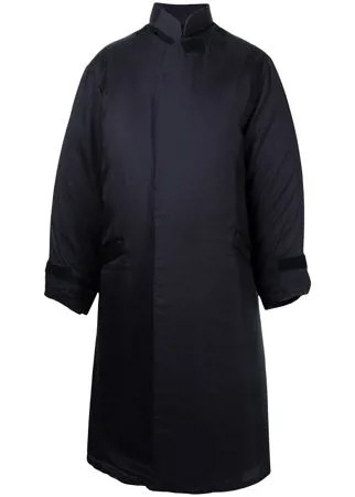 Yohji Yamamoto пальто с потайной застежкой