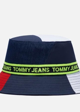 Панама Tommy Jeans Logo Tape, цвет синий