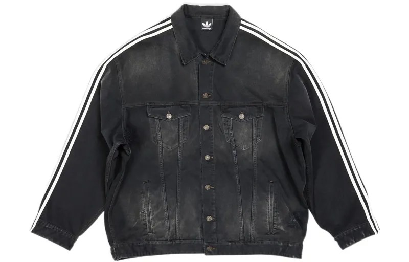 Джинсовая куртка унисекс Balenciaga, цвет Black