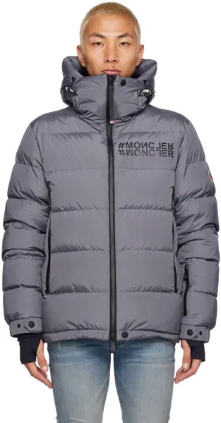 Серый пуховик Isorno Moncler Grenoble