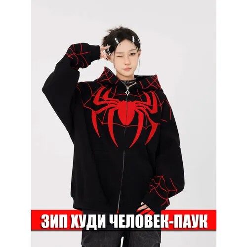 Худи , размер 52, черный