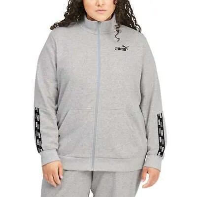 Спортивная куртка Puma Power Logo Full Zip Plus женская, размер 1X, повседневная спортивная верхняя одежда