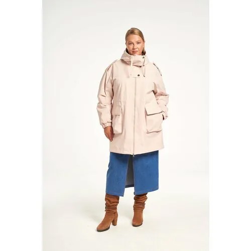 Парка Modress, размер 48, розовый