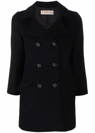 Blanca Vita двубортное пальто с укороченными рукавами
