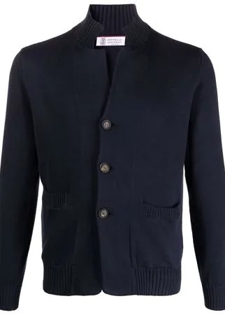 Brunello Cucinelli бомбер на пуговицах