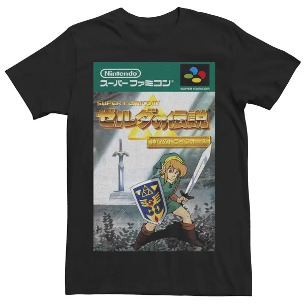 Мужская японская футболка Nintendo Legend of Zelda Licensed Character