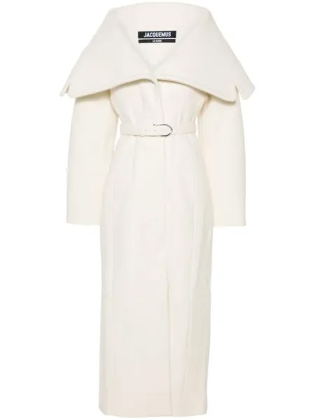 Jacquemus пальто Le Manteau Caruso, нейтральный цвет