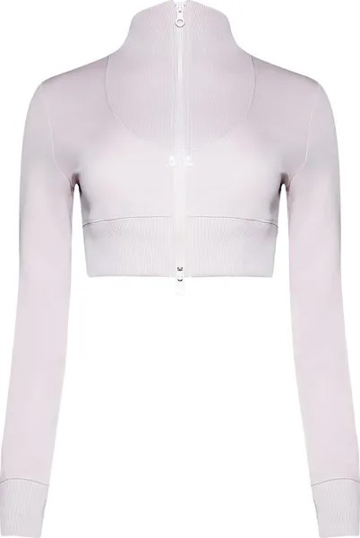 Куртка Courrèges Maxi Rib Tracksuit Cropped 'Powder Pink', розовый