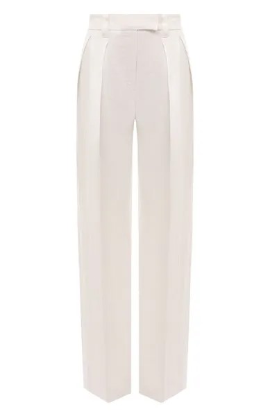 Брюки из вискозы и льна Brunello Cucinelli