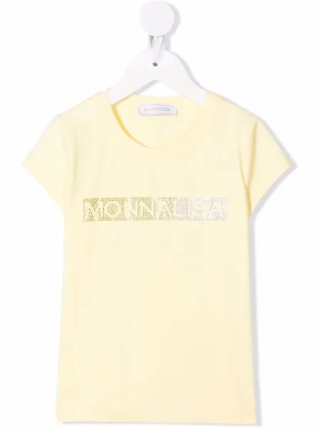 Monnalisa футболка с логотипом