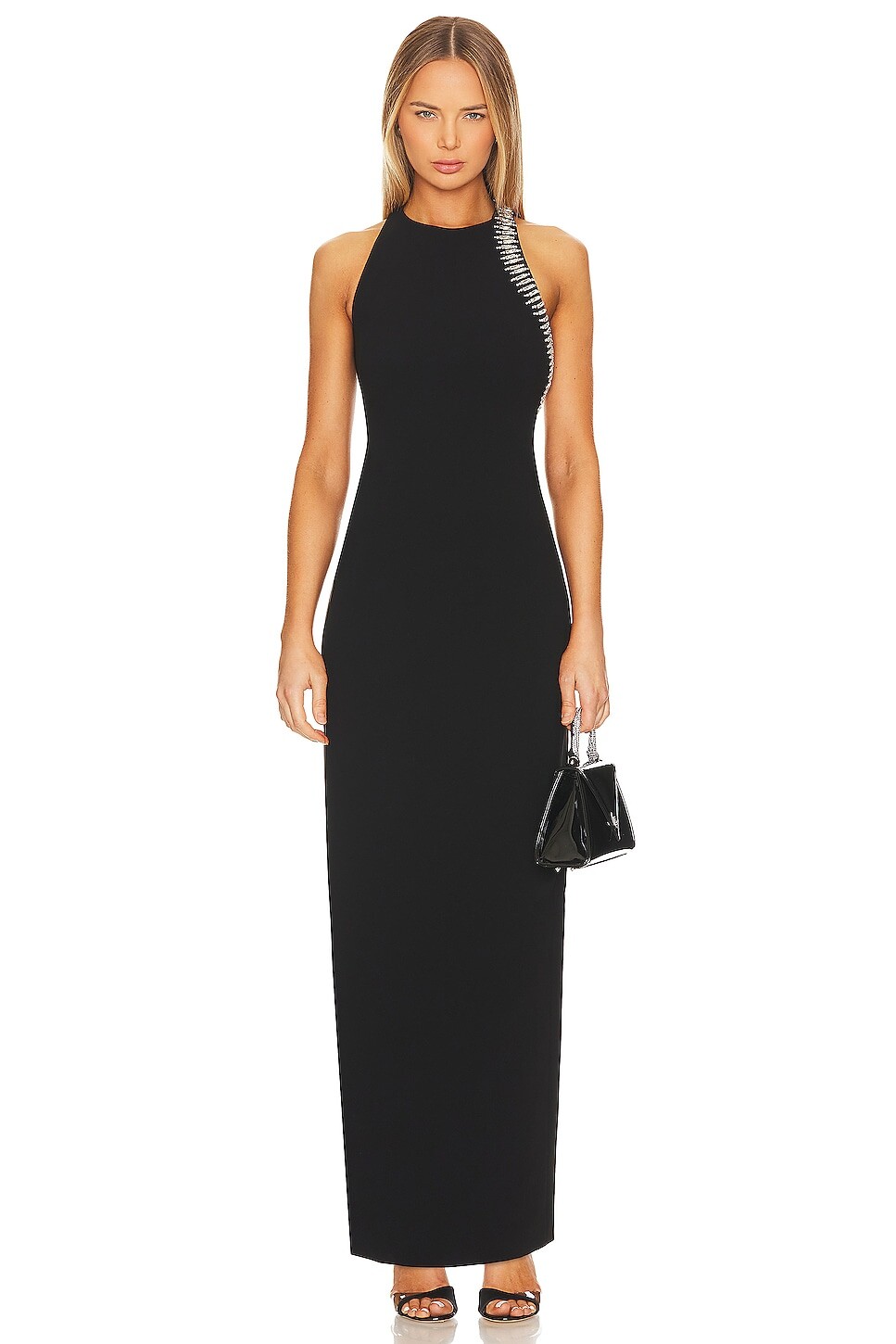Платье A.L.C. Skyler Gown, черный