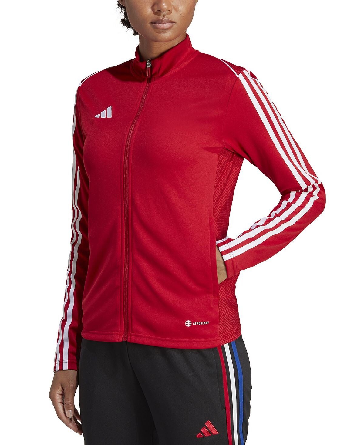 Женская спортивная куртка на молнии Tiro 23 adidas, красный