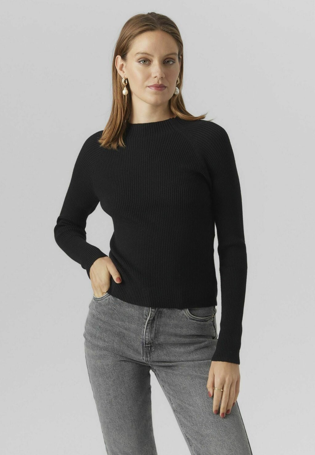 Свитшот Vero Moda, черный