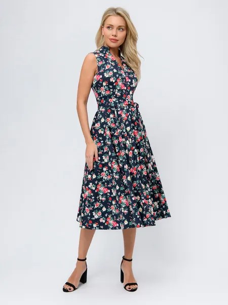 Сарафан женский 1001dress 100560 разноцветный 52 RU