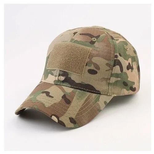 Бейсболка  Мужская бейсболка тактическая / Тактическая кепка военная мужская, размер 54-62, бежевый, желтый